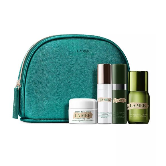 25% Off 4+ 😍 LA MER Skincare Set: Cream, Lotion, Hydrating Serum, Emulsion